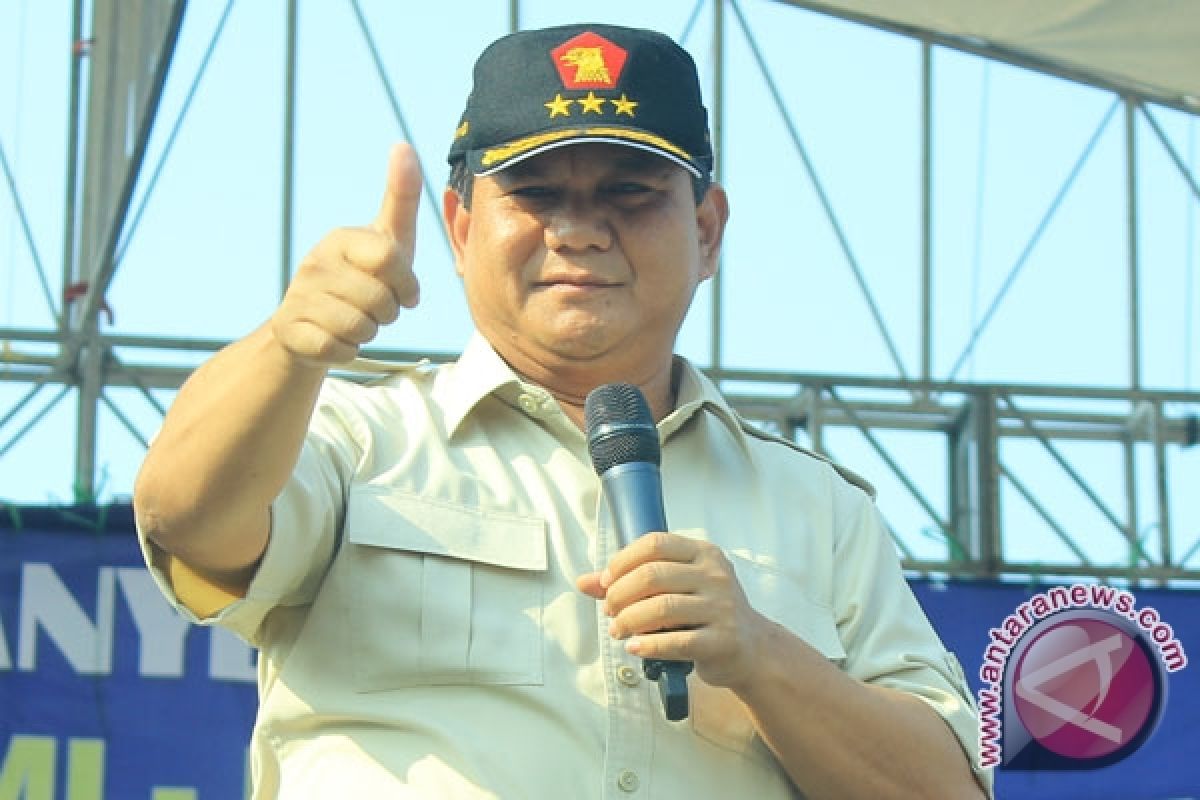 Gerindra siap usung Prabowo calon presiden