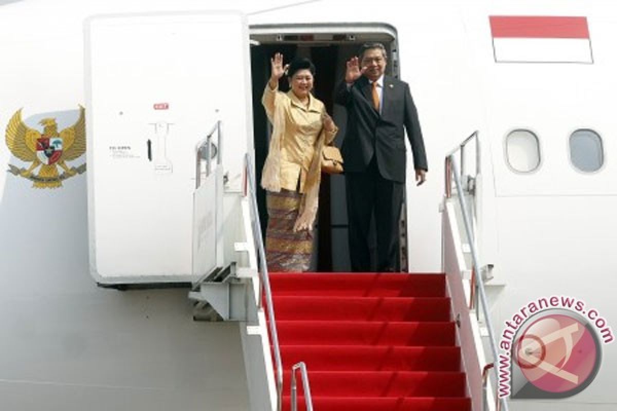 President Yudhoyono arrives in New York