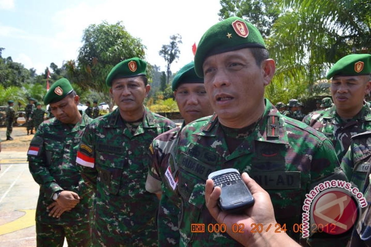 Danrem Akui Sejumlah Patok Perbatasan Hilang