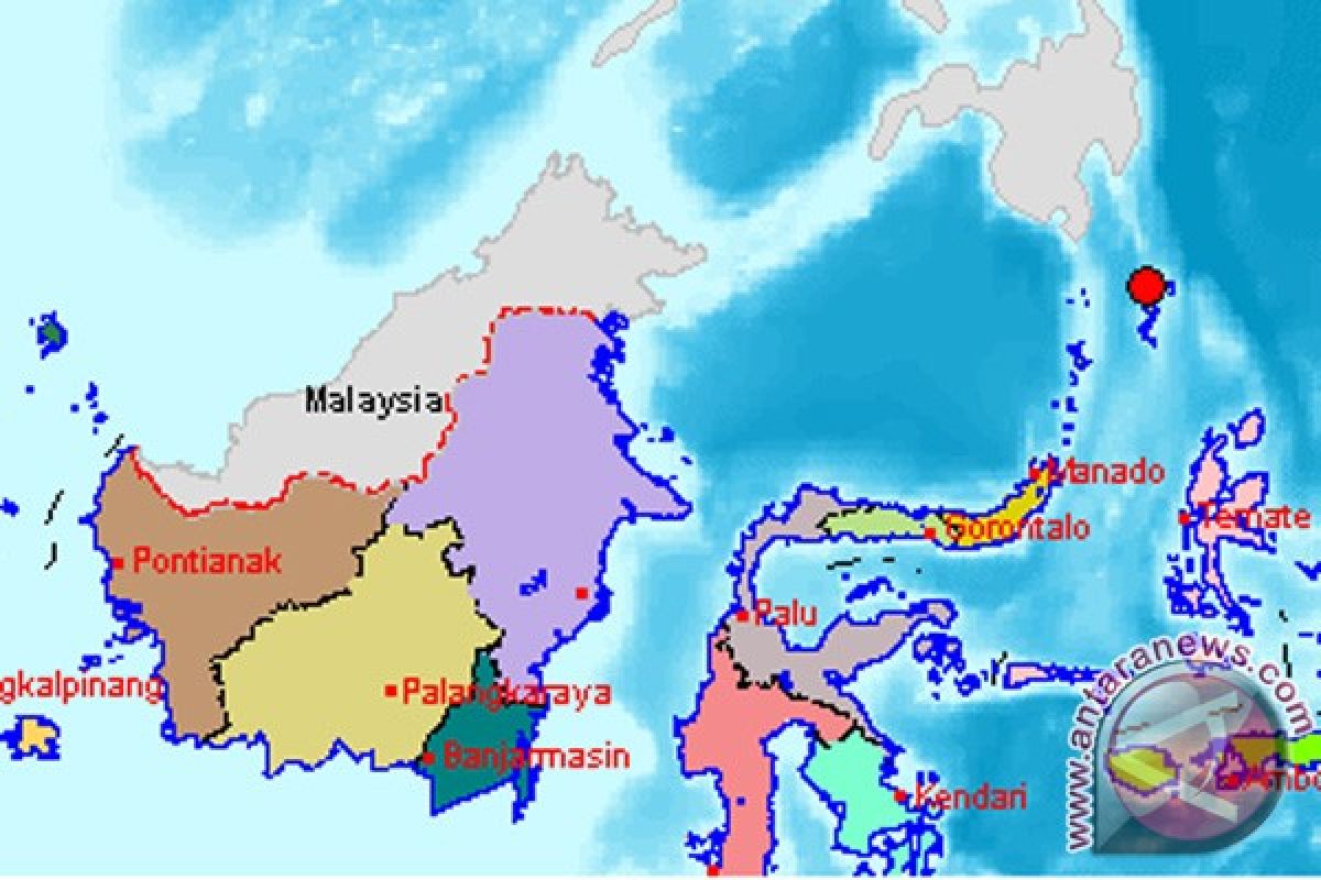 Gempa Kalsel diduga akibat pergeseran palung laut 