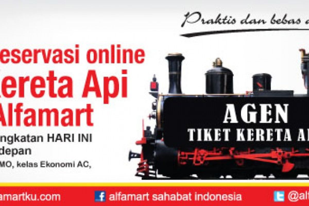 Inilah Cara Beli Tiket KA di Alfamart