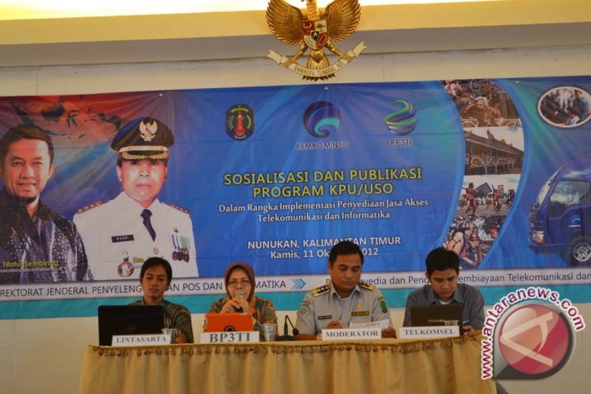 Kementerian Kominfo Sosialisasi Program USO di Nunukan 