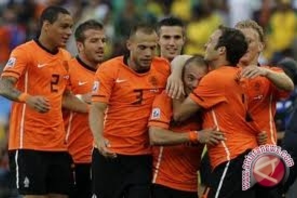 Belanda bermain imbang 1-1 dengan Italia
