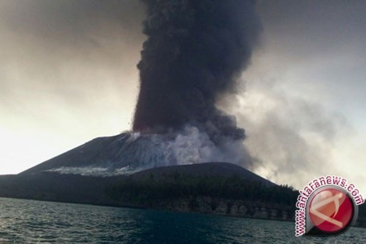 Gunung Anak Krakatau alami 101 kali letusan