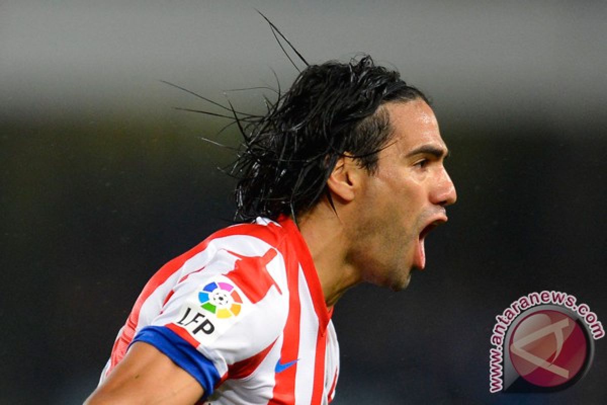 Falcao sempurnakan rekor Atletico Madrid di kandang