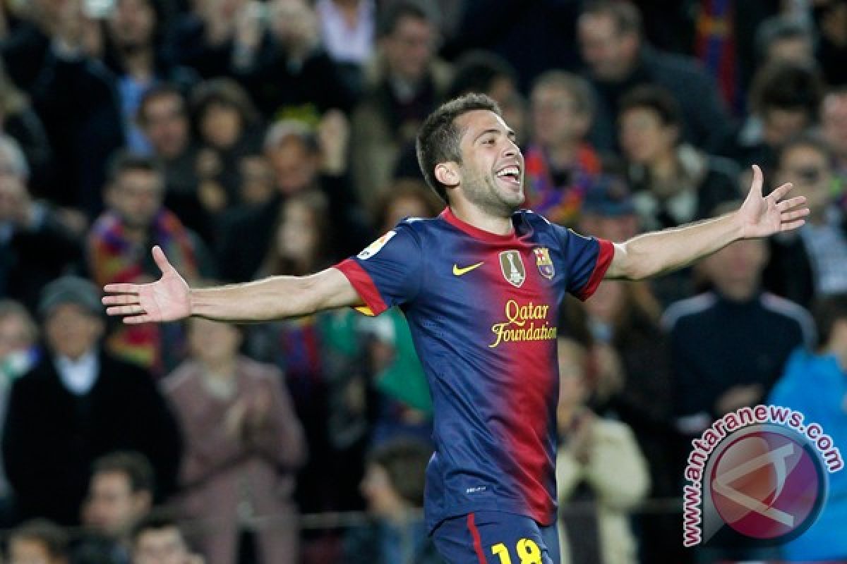 Jordi Alba diragukan bisa bermain lawan Sociedad