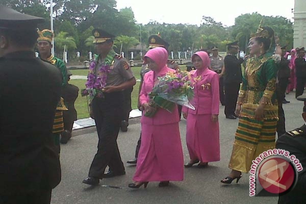 Polda Sultra Lakukan Prosesi Pelepasan Brigjen Anis