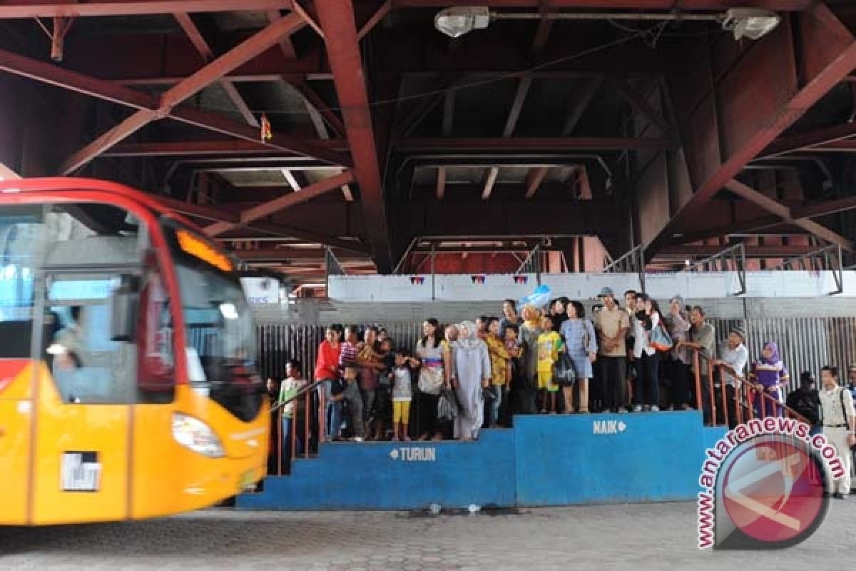 Terminal Rajabasa masih sepi arus balik penumpang