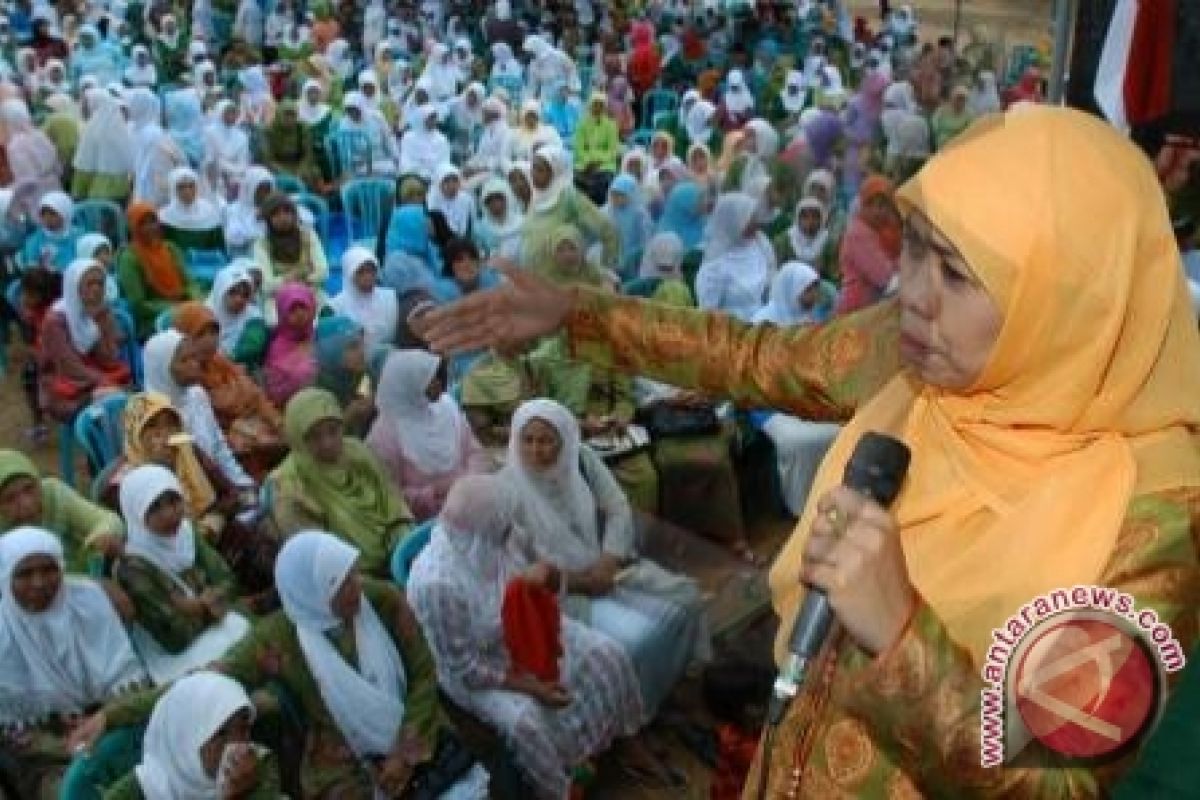 Khofifah ingin muslimat ikut aktif berantas narkoba