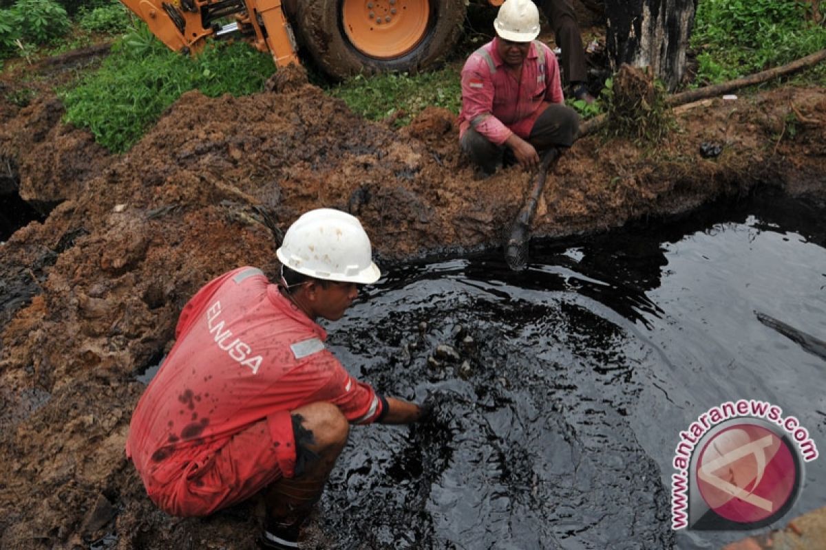 Pipa bocor belasan ribu ton minyak tumpah 