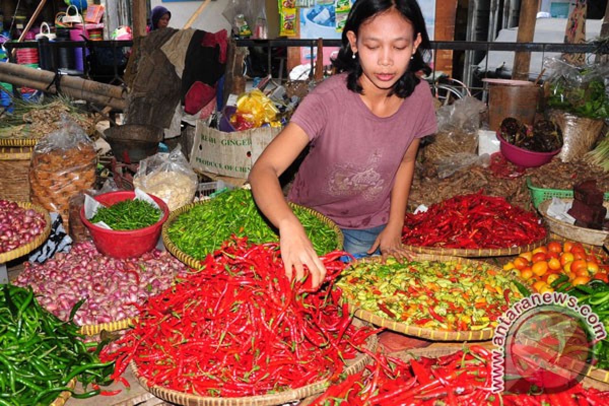 Harga cabai rawit di Pangkalpinang Rp80.000/kg