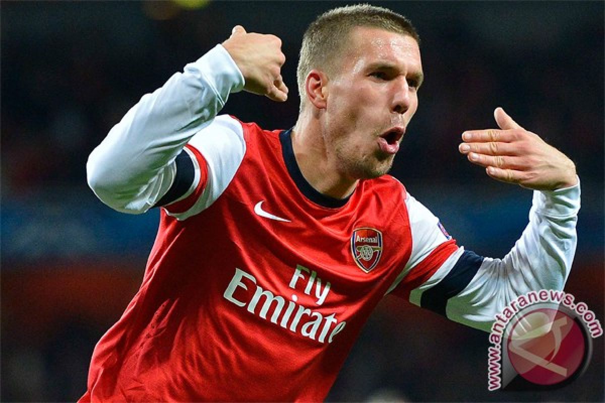 Podolski selesaikan proses peminjaman ke Inter