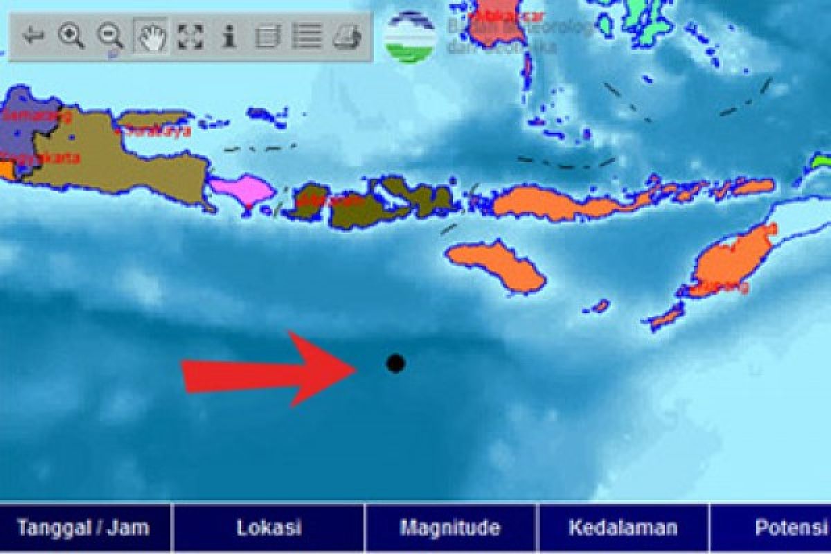 Gempa bumi 3,5 SR guncang Sumba barat