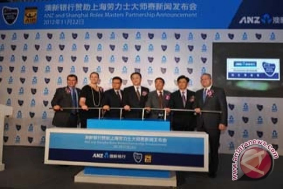 ANZ Menandatangani Perjanjian Sponsor dengan Shanghai Rolex Maters Selama Lima Tahun