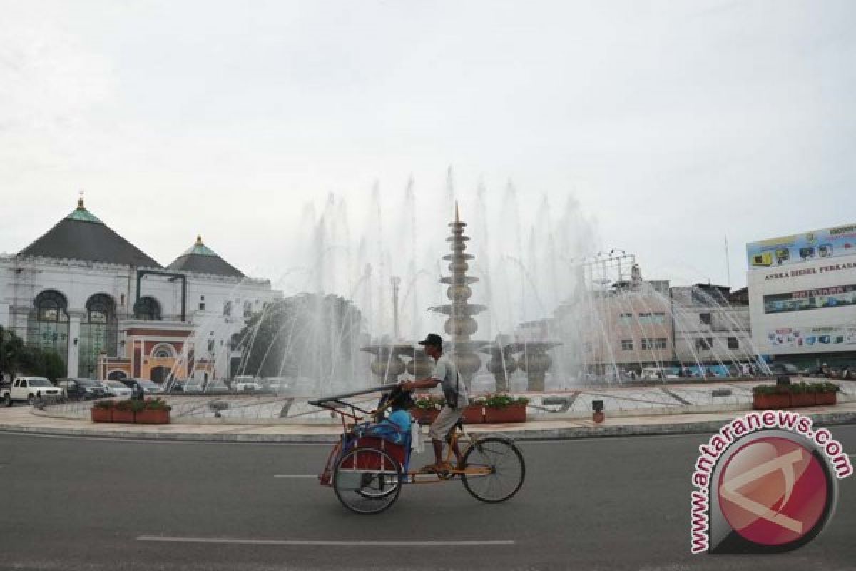 Bundaran Air Mancur beroperasi
