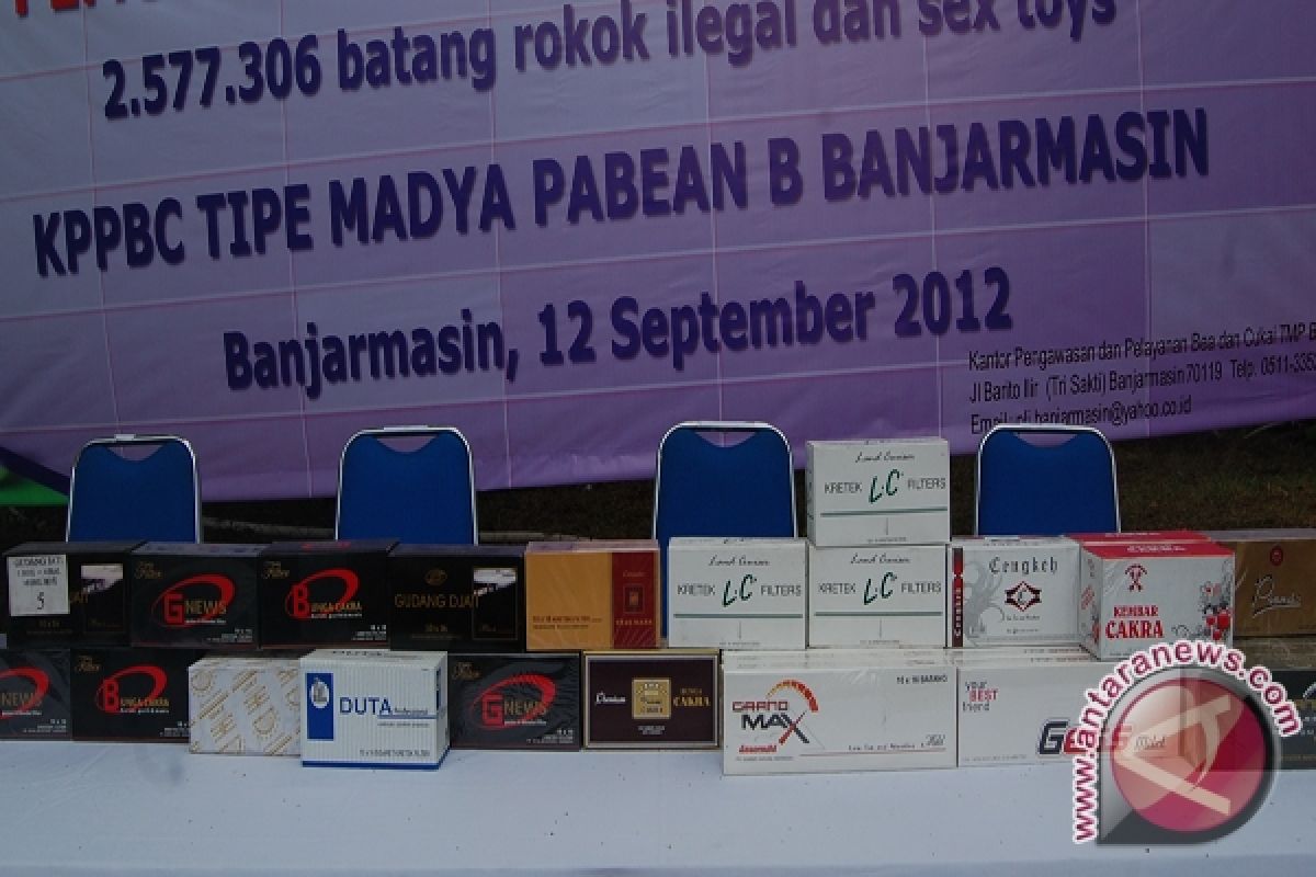 Polisi Amankan Rokok Cukai Palsu 