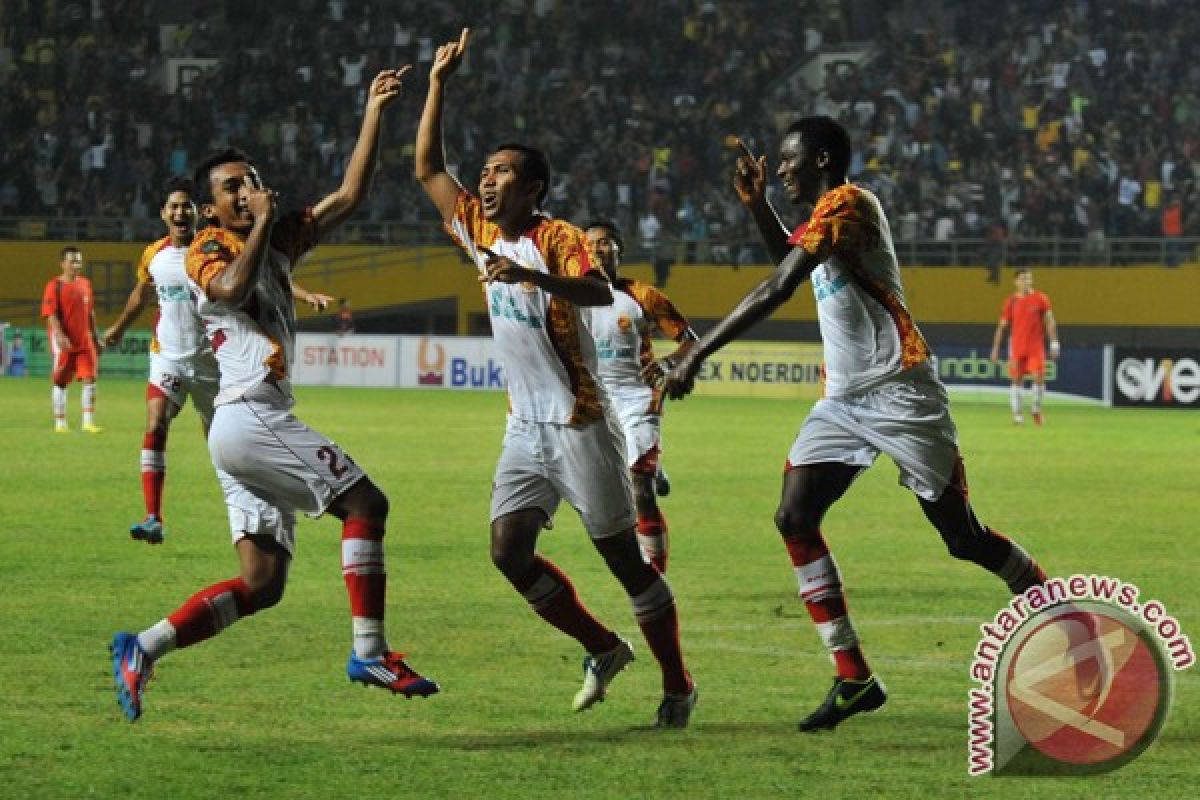 Sriwijaya FC kalahkan Persija 2-1