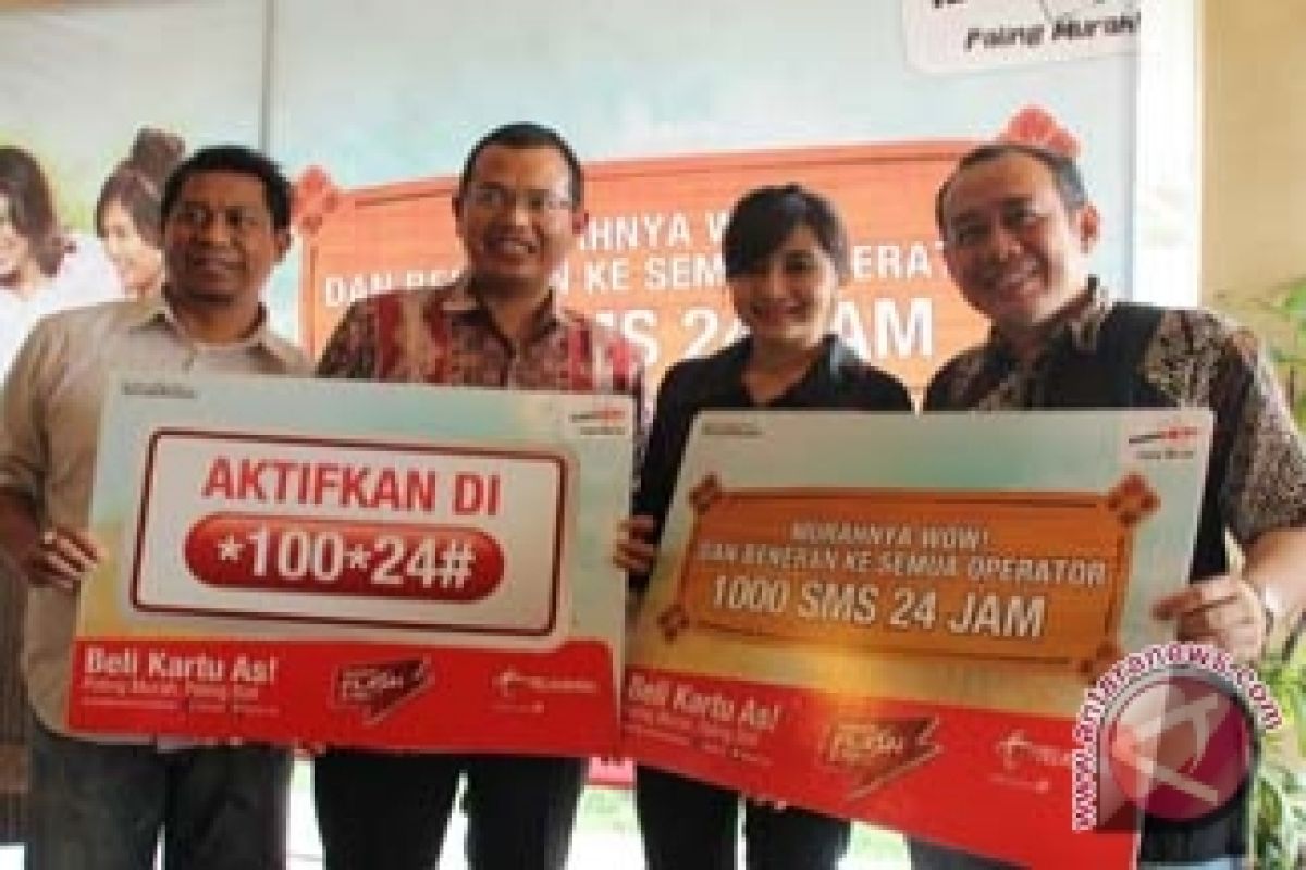 Kartu As Bali Tarif Rp1.000 SMS Sepuasnya