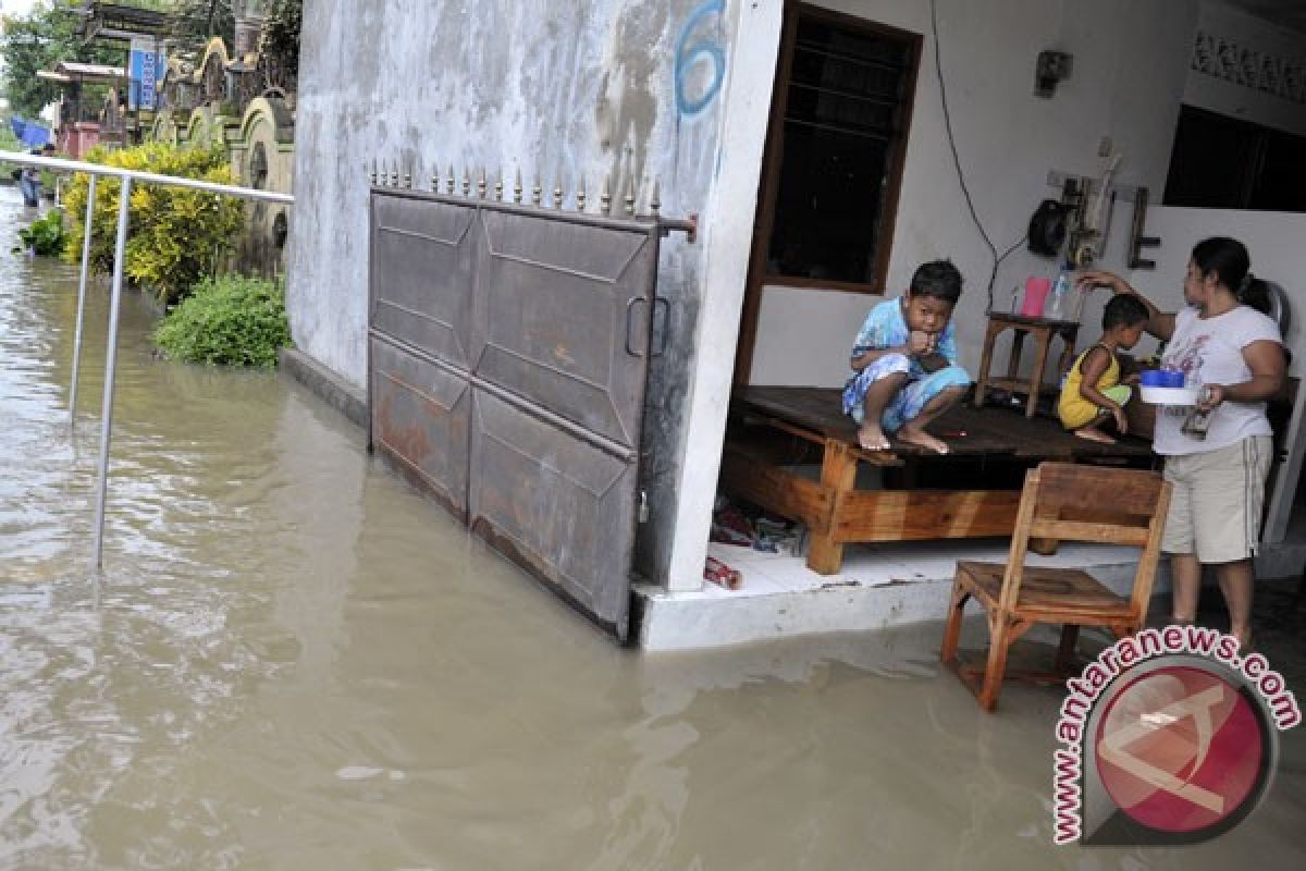 Beberapa pemukiman di Denpasar tergenang