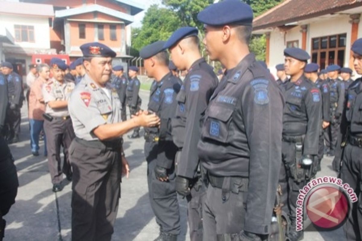 100 Brimob Polda Bali Dikirim ke Papua