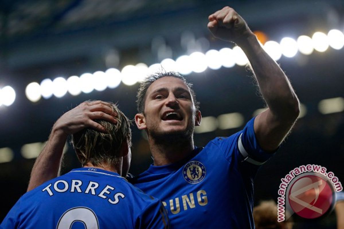 Lampard antarkan Chelsea ke posisi tiga