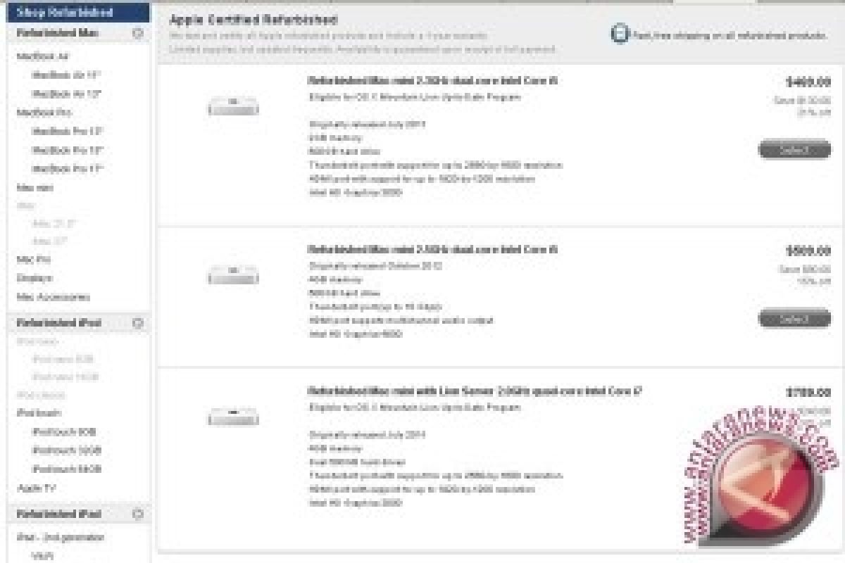  Apple pangkas harga Mac mini