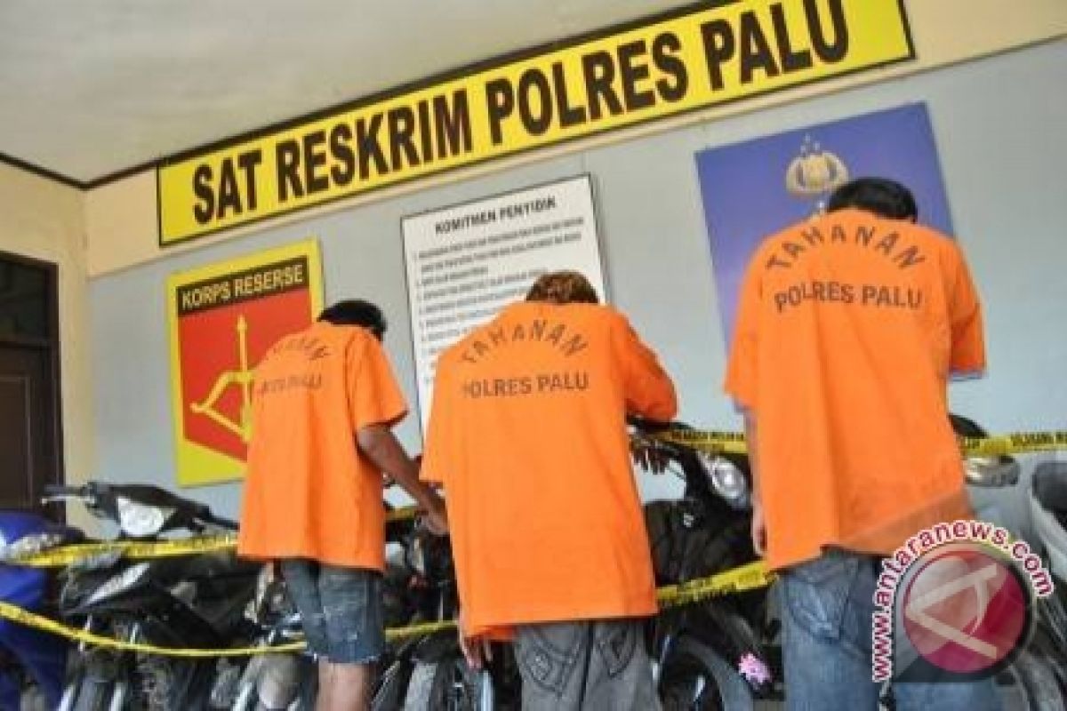 Polres Palu Amankan 20 Tersangka Pencurian 