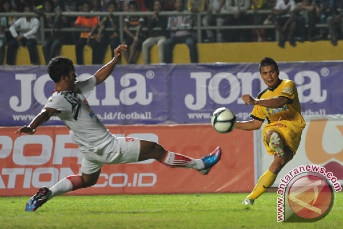 Persiba tahan imbang Sriwijaya FC 1-1 