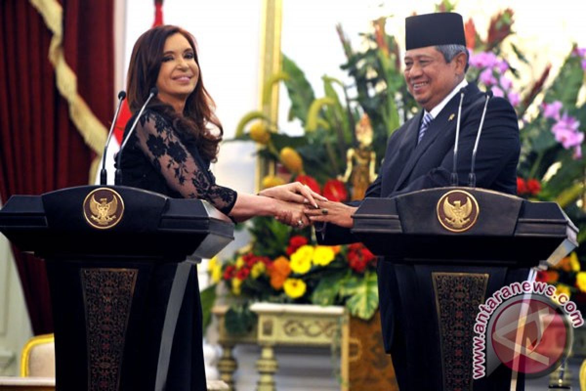 Presiden Yudhoyono jamu santap malam Presiden Argentina