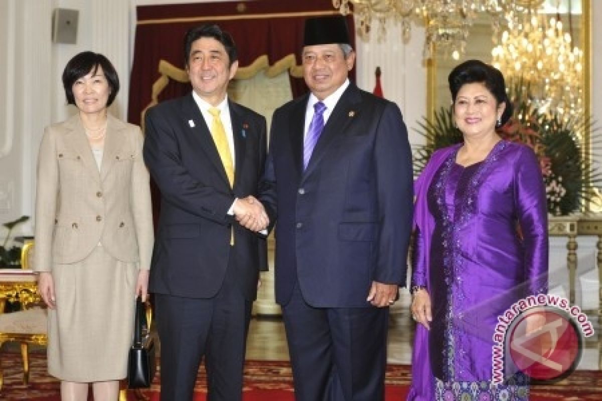 Presiden RI SBY Terima PM Jepang Shinzo Abe