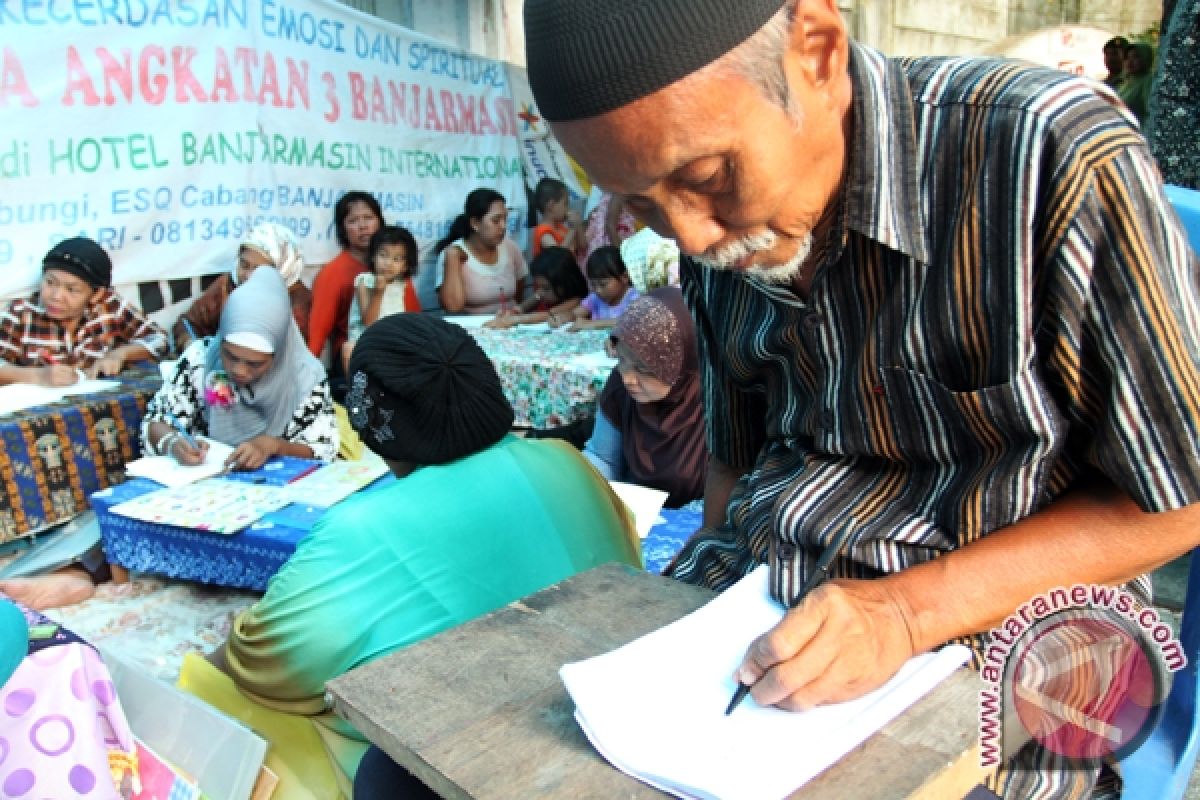 Kodim 1008 Tanjung Tuntaskan Buta Aksara