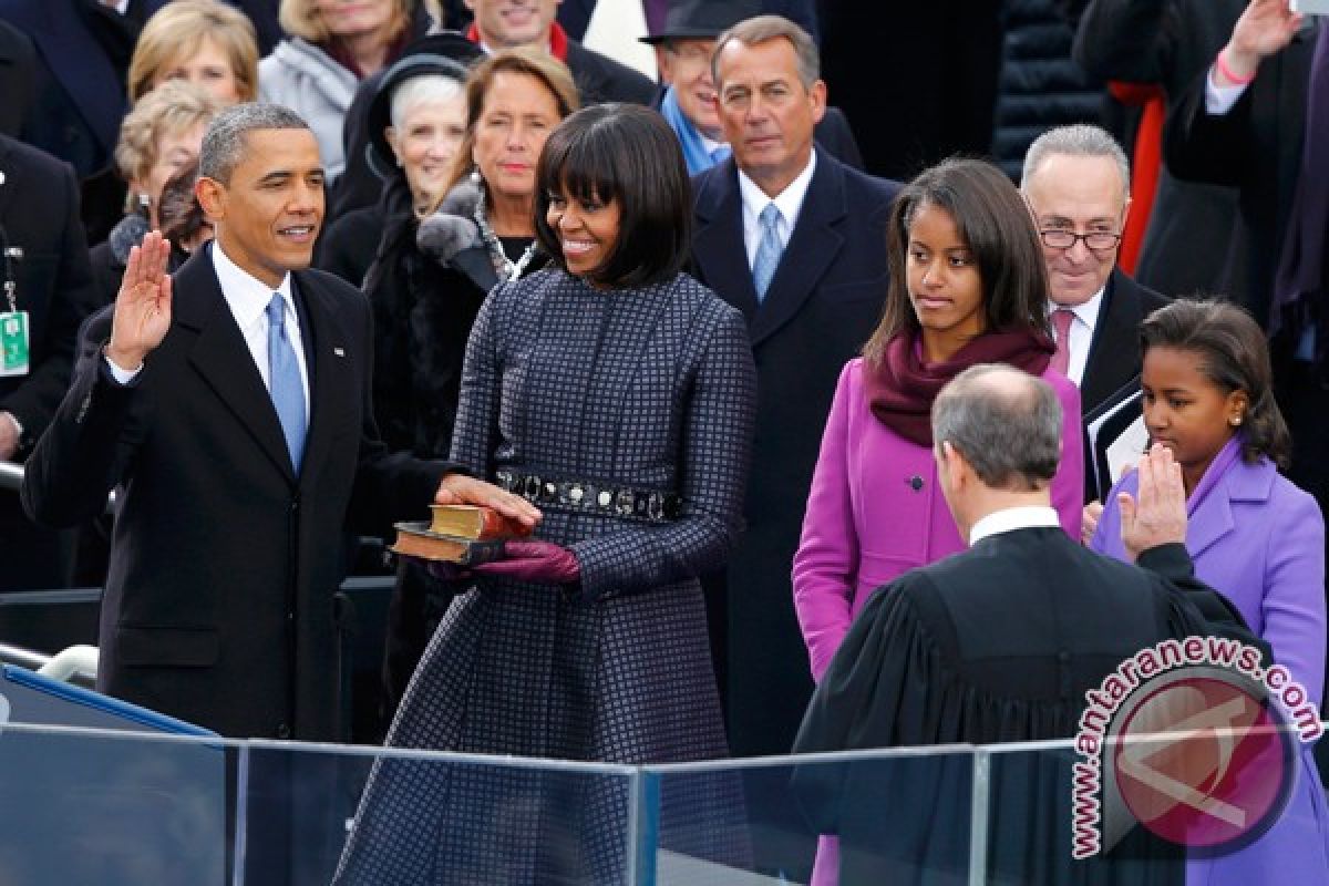 Obama dilantik sebagai Presiden AS untuk masa jabatan kedua