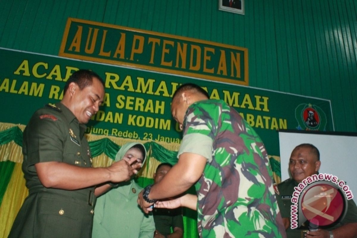 Letkol Hendri Sembiring Jabat Dandim 0902/TRD