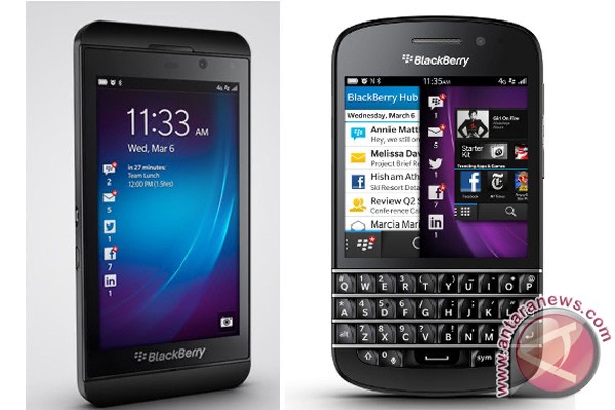 RIM luncurkan dua perangkat BlackBerry 10