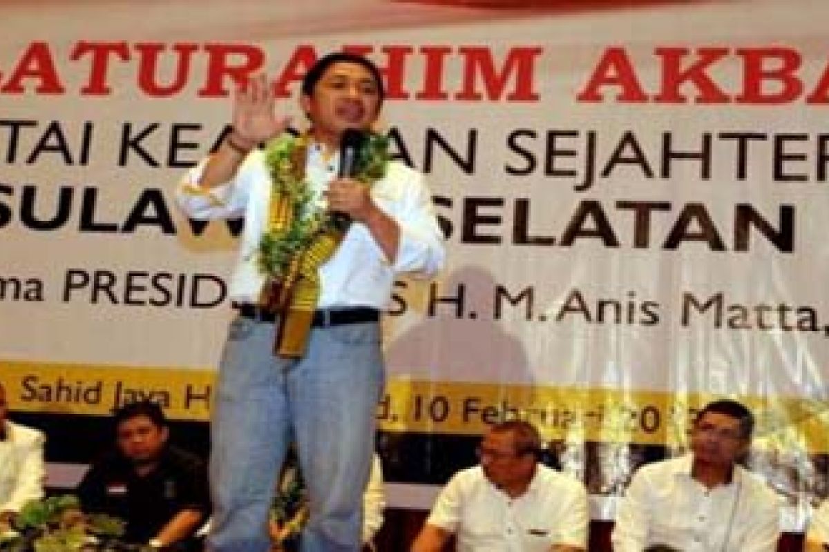 Anis Matta sisir Sulsel sosialisasi capres