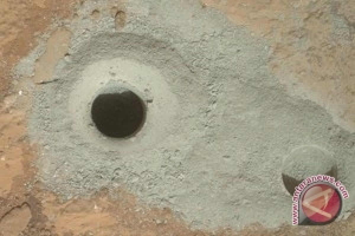 Robot Curiosity Ngebor Mars