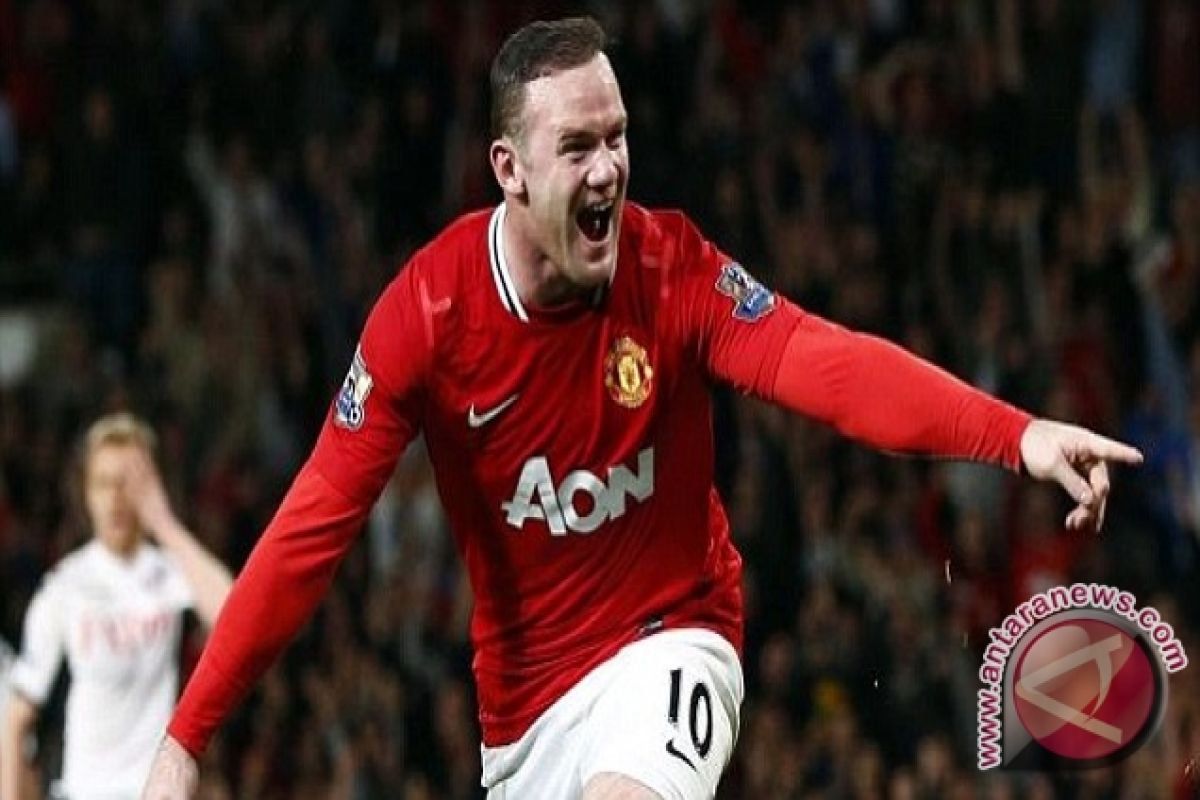 Dua Gol Rooney Bawa United Kalahkan Leverkusen