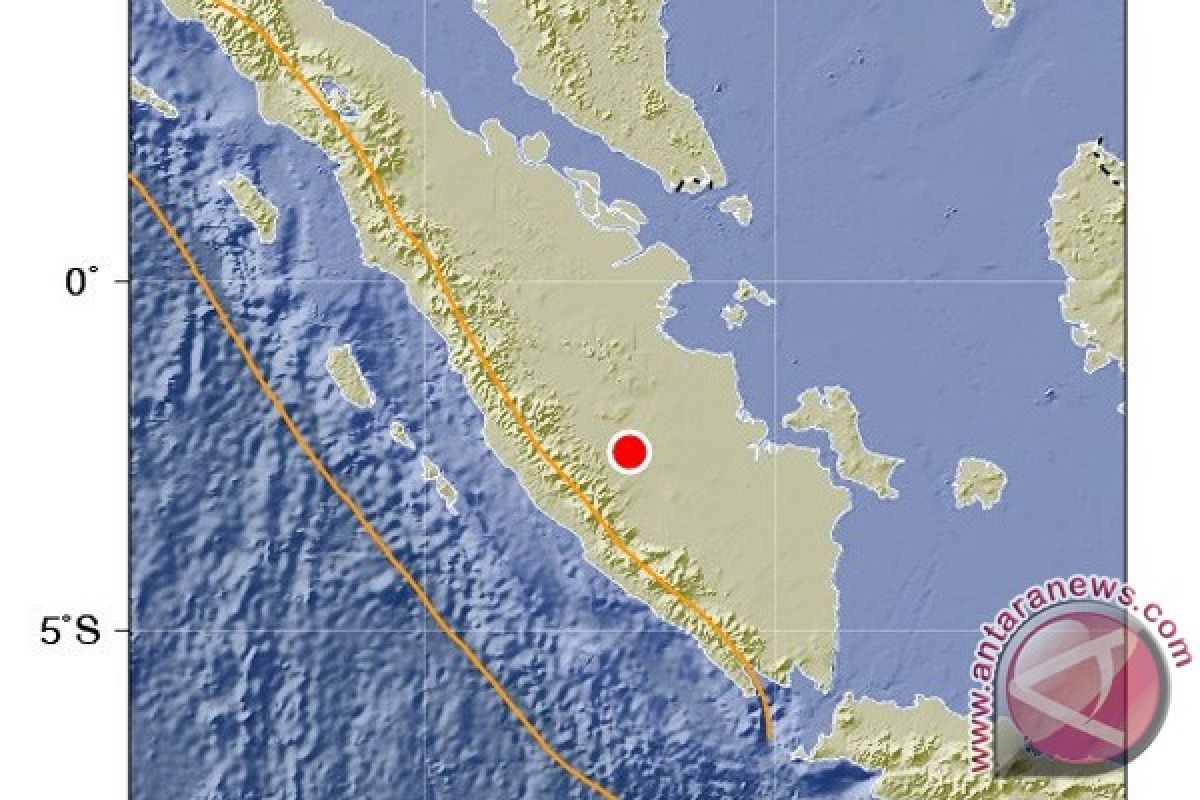 Gempa 4,7 skala richter di Sarolangun