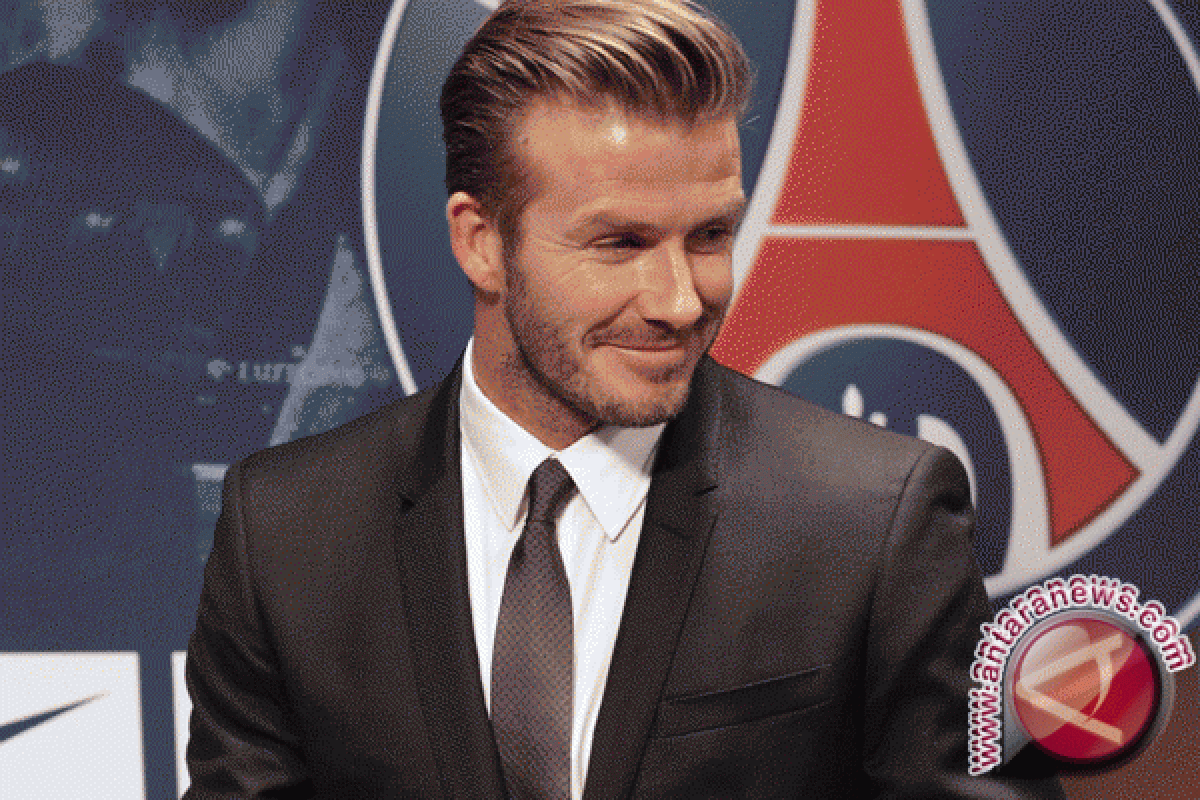 Peresmian patung Beckham oleh LA Galaxy