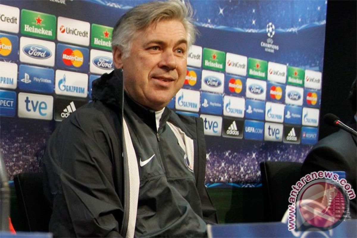 Ancelotti optimistis hadapi Juve dan Barca