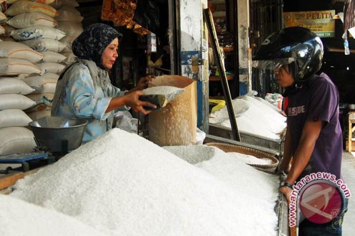 Harga beras medium di Bengkulu rp12.000/kg 