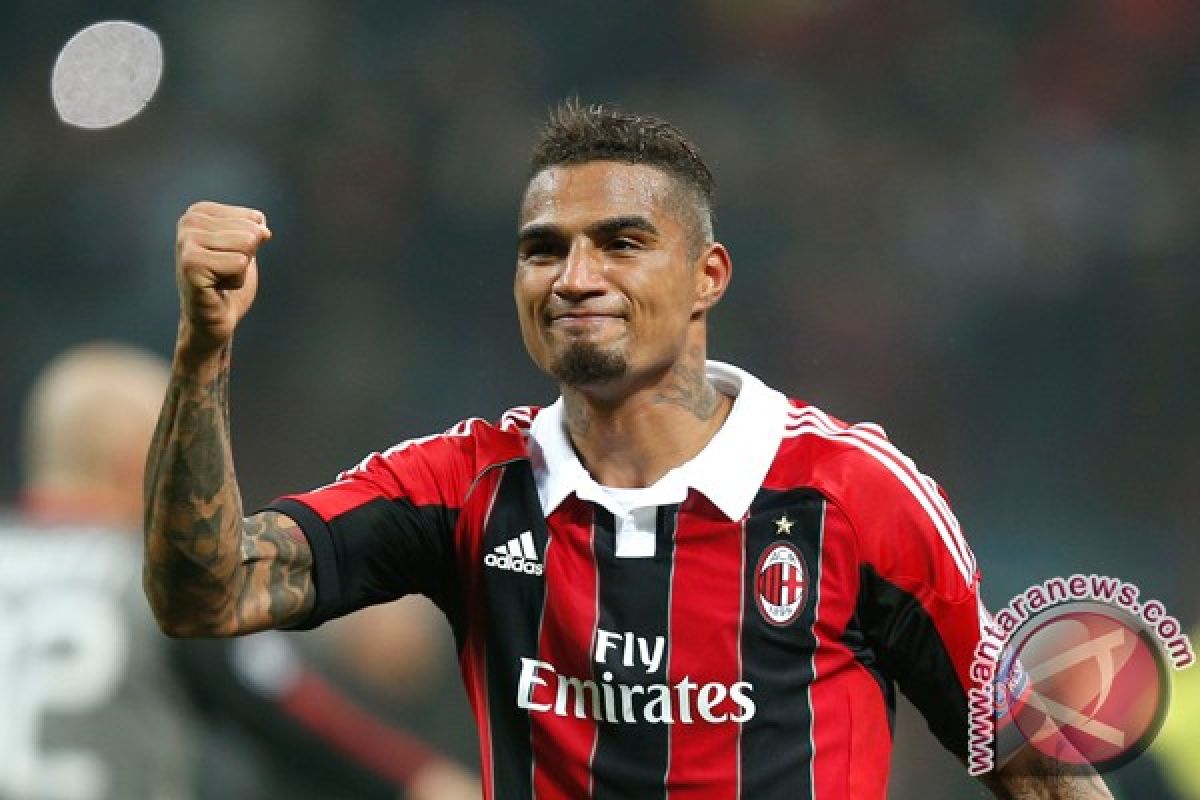 Boateng sumbang gol kemenangan 2-0 AC Milan atas Fiorentina