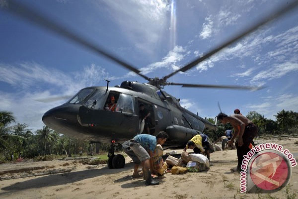 Korban helikopter MI17 TNI dievakuasi ke Tarakan