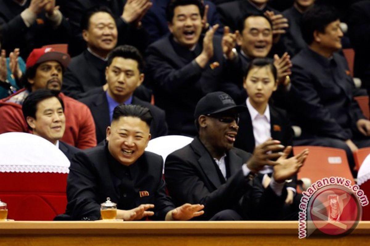 Dennis "si cacing" Rodman bertemu Pemimpin Korea Utara 