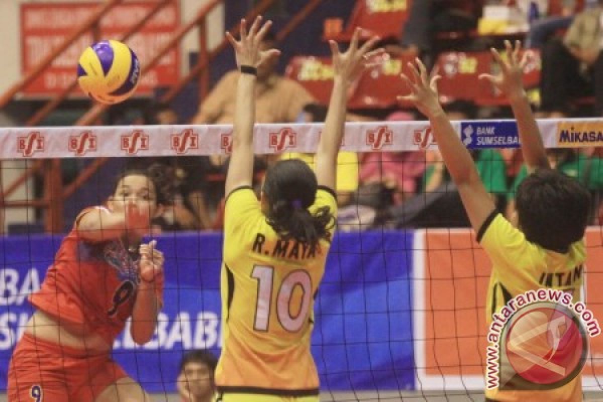 Tim Putri Jakarta Electric PLN kalahkan TNI AU 3-0 