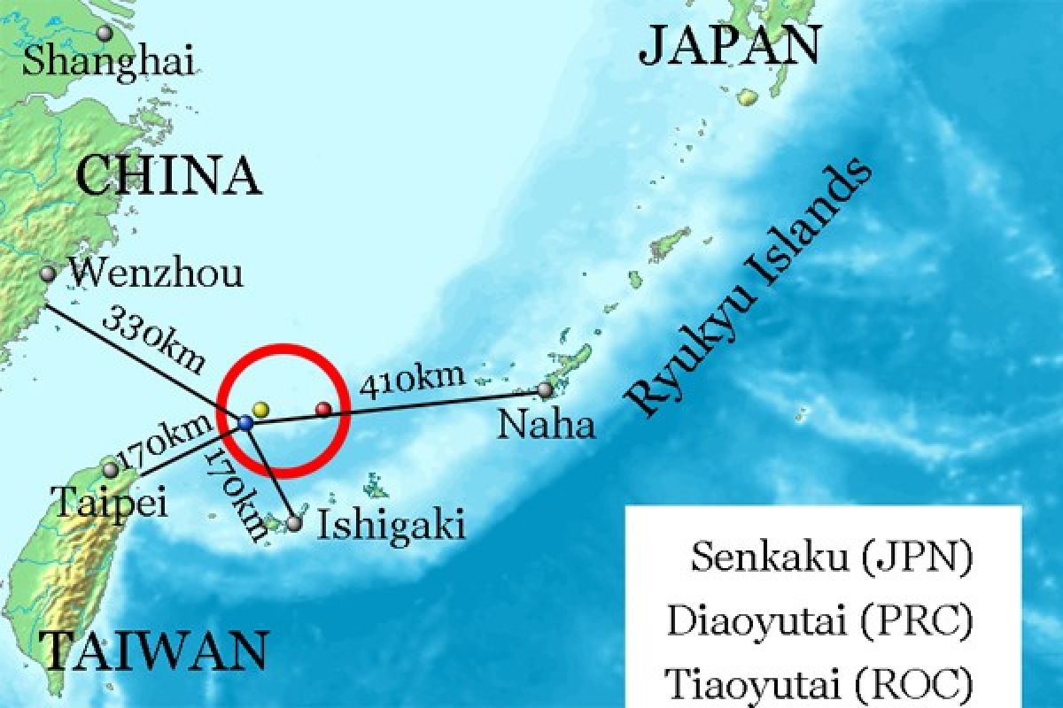 Kelompok nasionalis Jepang dekati pulau sengketa