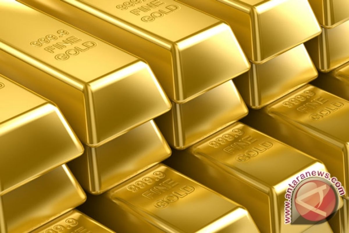 Penguatan Dolar AS menekan turunnya harga emas berjangka
