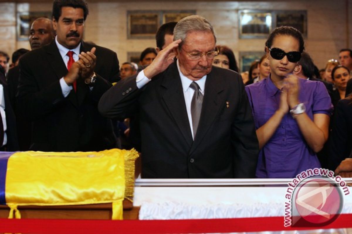 Puluhan pemimpin dunia hadiri pemakaman Chavez