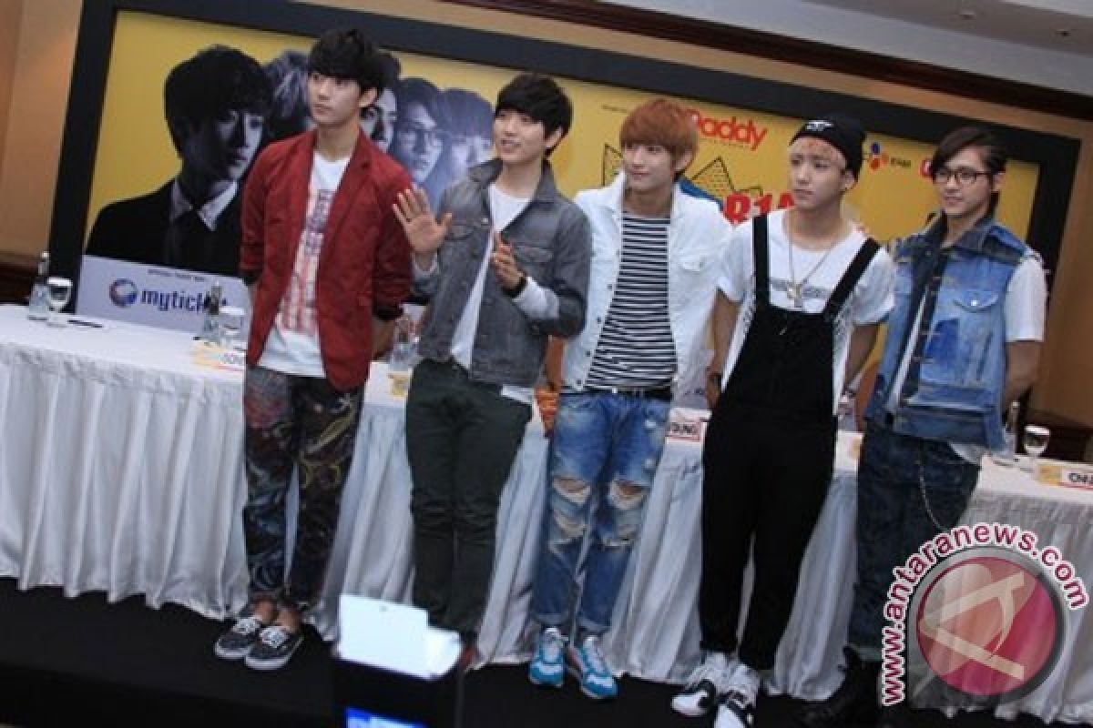 "You're My Girl" tutup showcase B1A4 di Jakarta