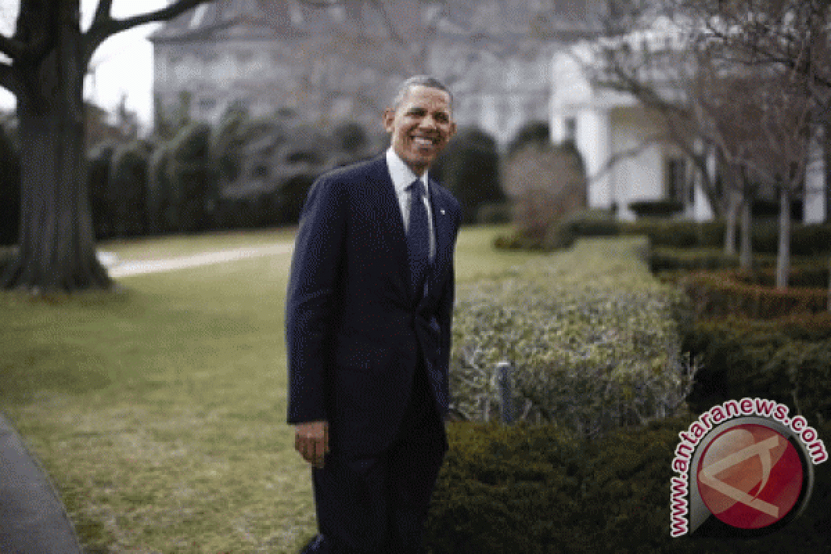 Obama dan Rajib Razak mesra di lapangan golf